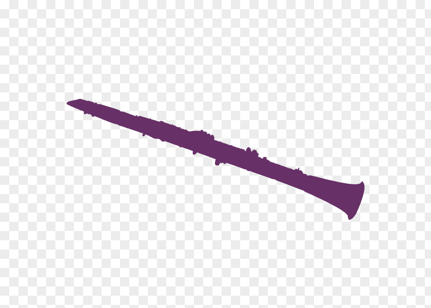 Clarinet Woodwind Instrument Purple Violet Lilac PNG