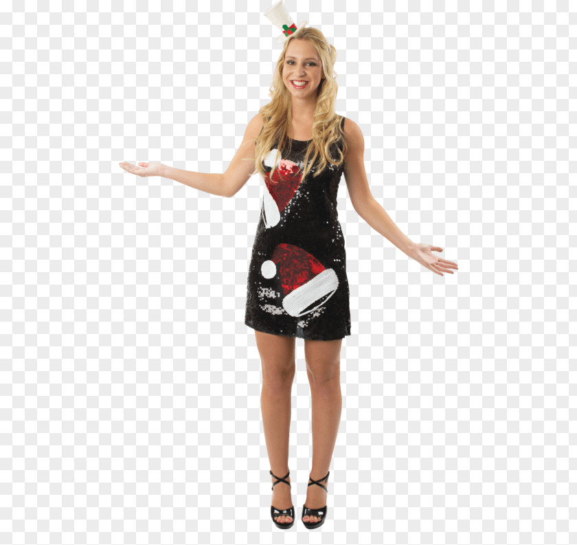 Dress Cocktail Costume Party Sequin PNG