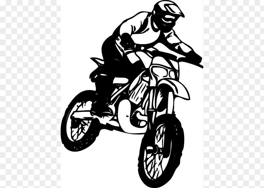 Motorcycle Sticker Motocross Drawing Wheel PNG