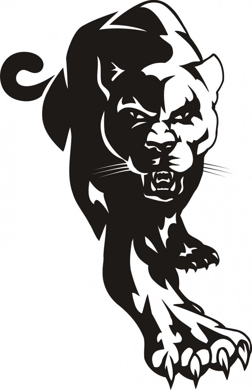 Panther Head Cliparts North Lincoln Middle School Student E A Cox Cougar High PNG