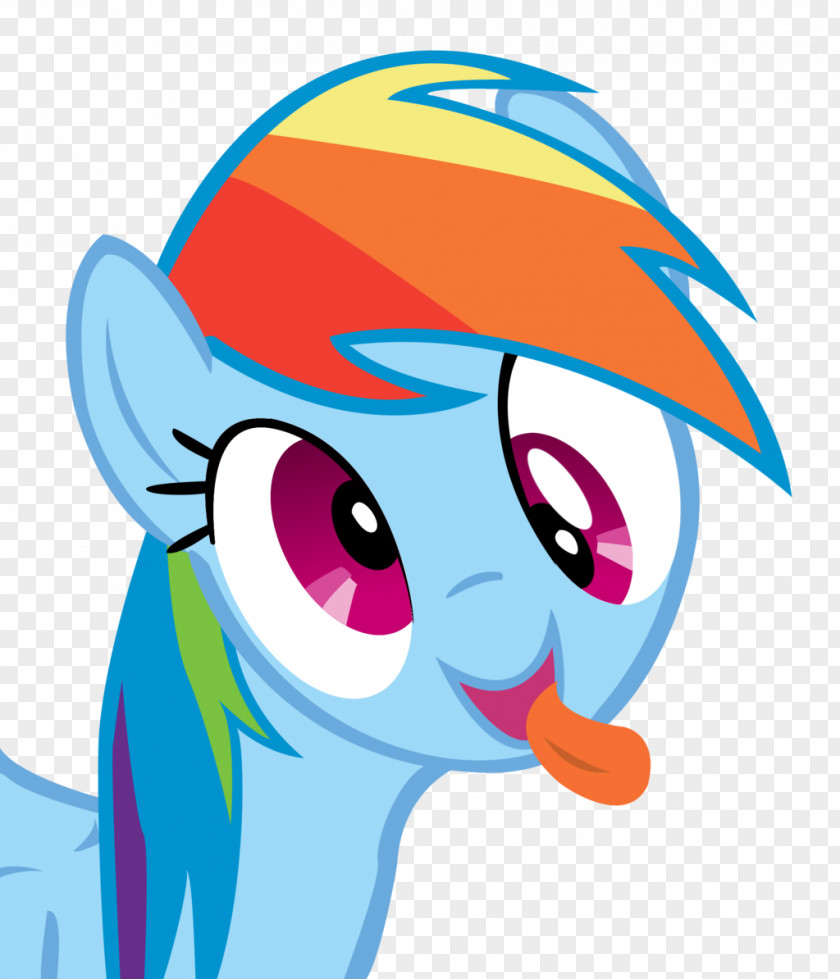 Tongue Vector Eye Horse Rainbow Dash Clip Art PNG