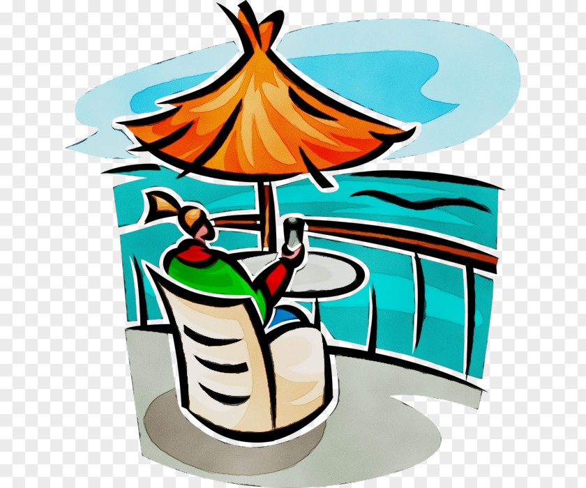 Vacation Wet Ink Clip Art PNG