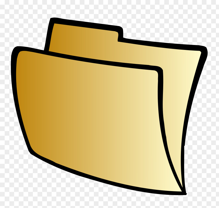 Yellow Folder Cliparts Paper Directory File Folders Clip Art PNG
