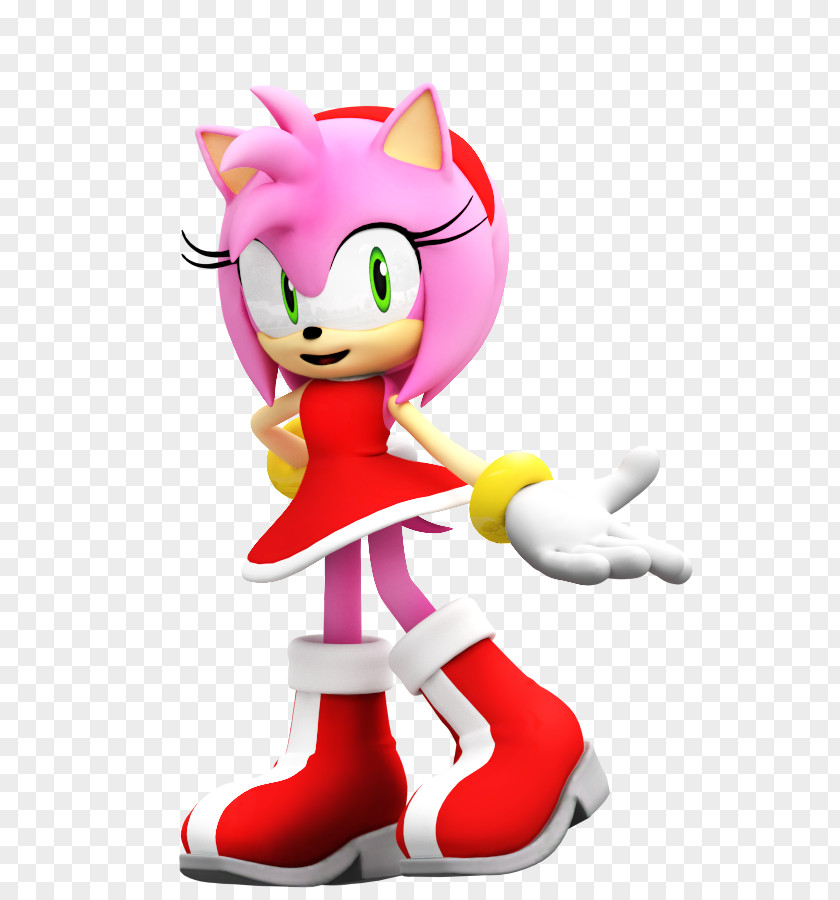 Amy Rose Sonic Heroes Rush CD Unleashed PNG