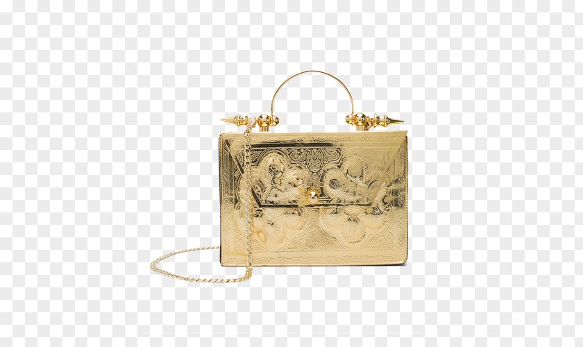 Bag Handbag Minaudière Gold Okhtein Flagship Store PNG
