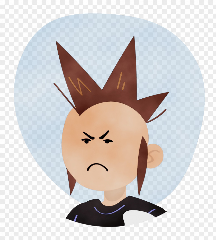 Cartoon Face Forehead Biology Science PNG