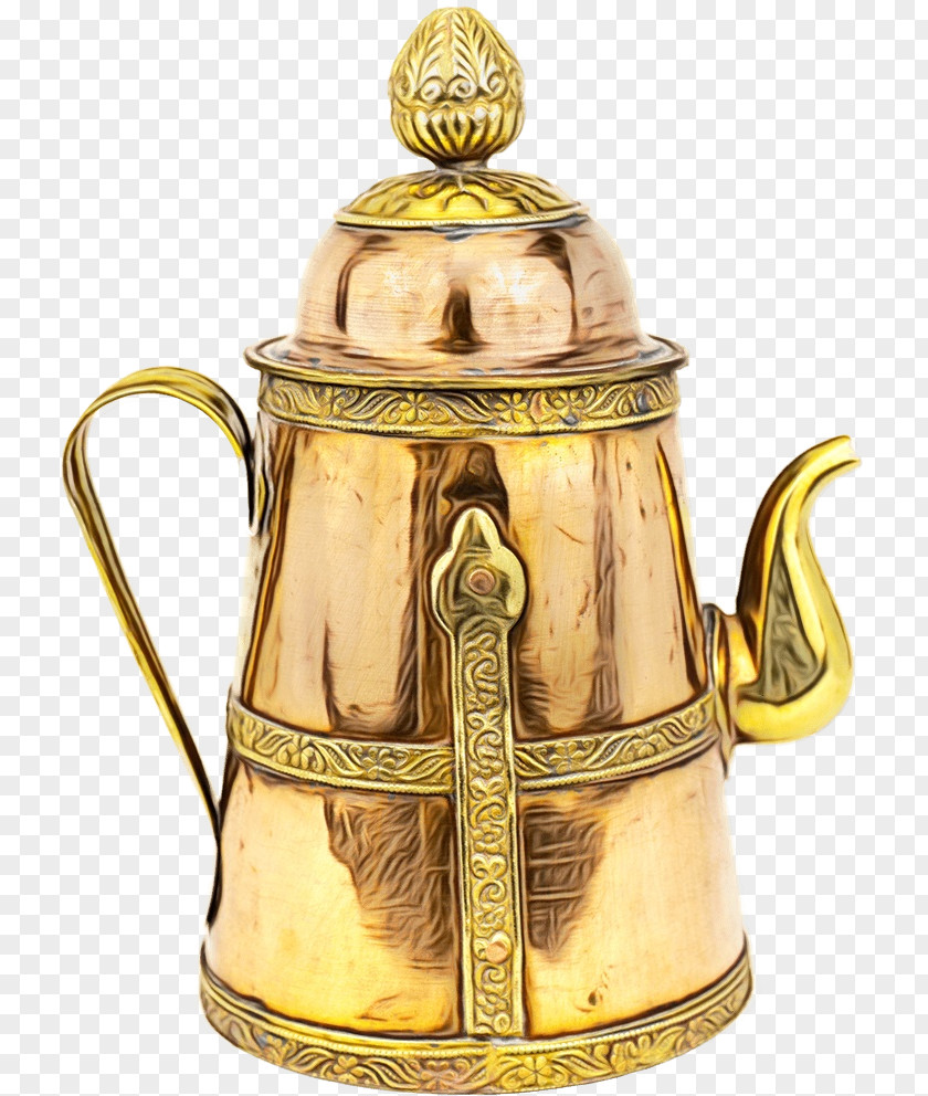 Stovetop Kettle Teapot Mug Brass 01504 PNG