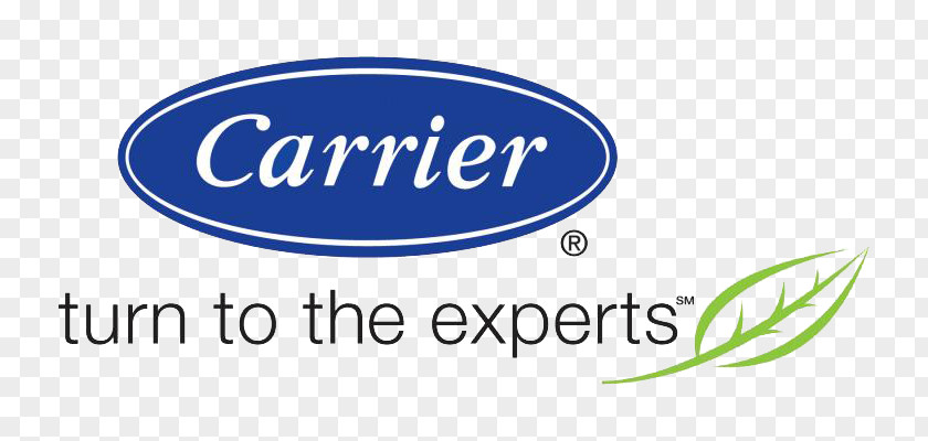 Air Conditioning Logo Carrier Corporation HVAC Turn To The Experts PNG