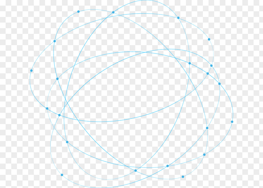 Blue Abstract Geometric Lines Circling Science And Technology Circle Point Angle Area Pattern PNG