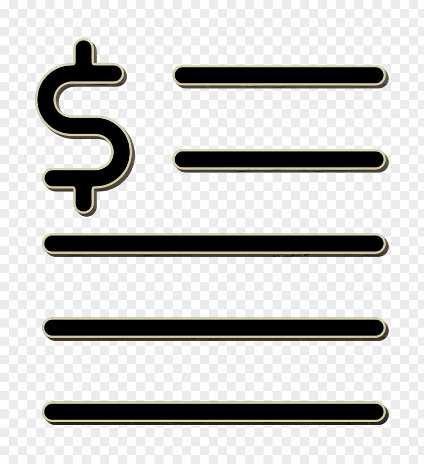 Money Icon Dollar Symbol Ecommerce Set PNG