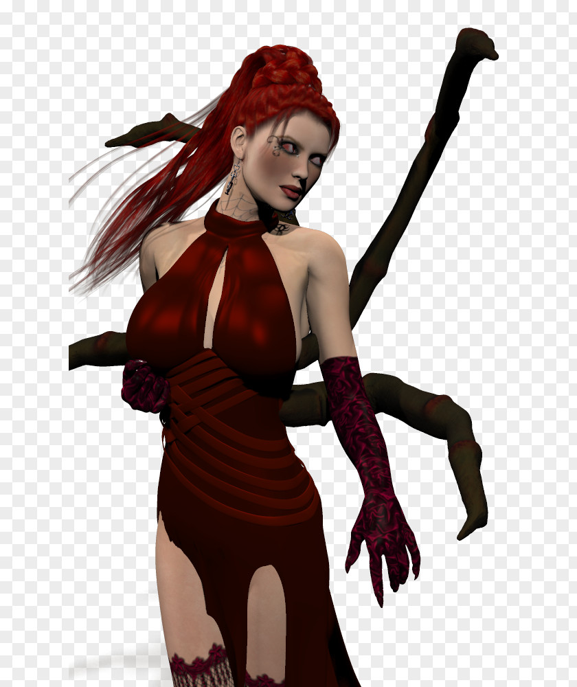 NOCTURNE Red Hair Brown Author PNG