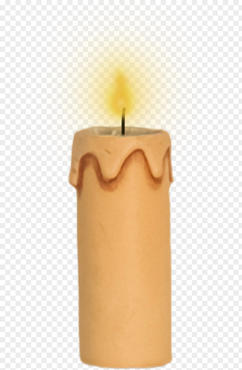 Orange Candle Wax PNG