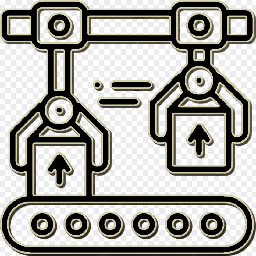 Conveyor Icon Packing Manufacturing PNG