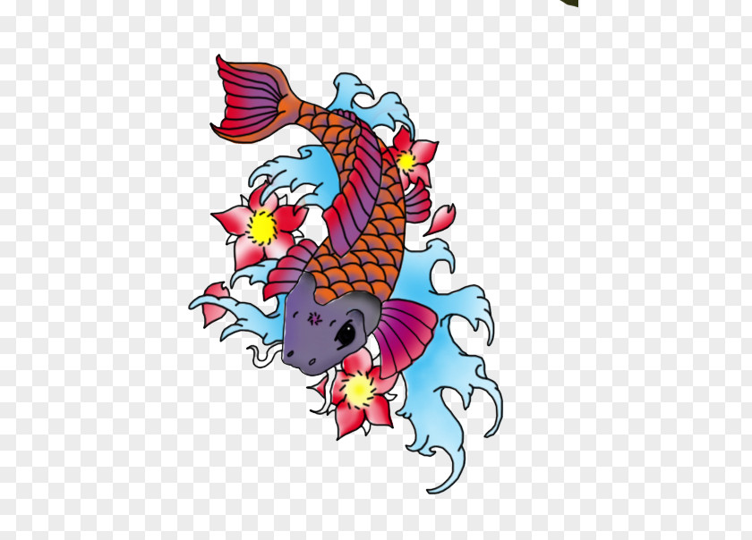 Fish Tattoos Transparent Images Koi Tattoo Clip Art PNG
