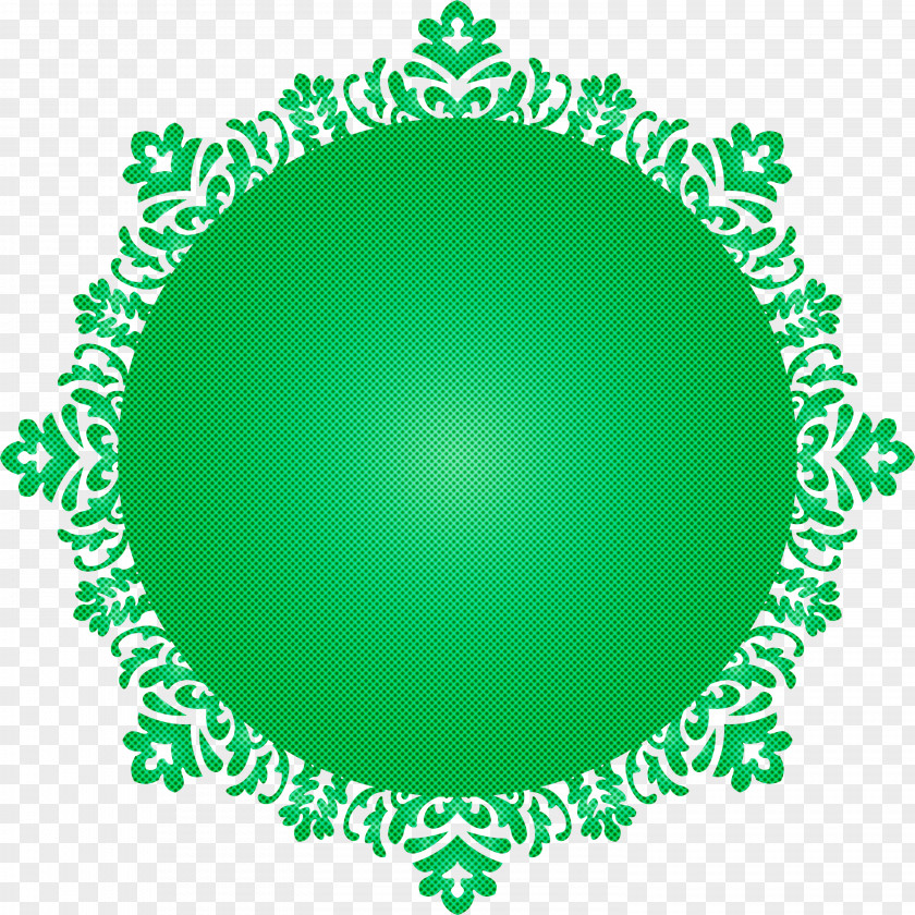 Simple Circle Frame Classic PNG