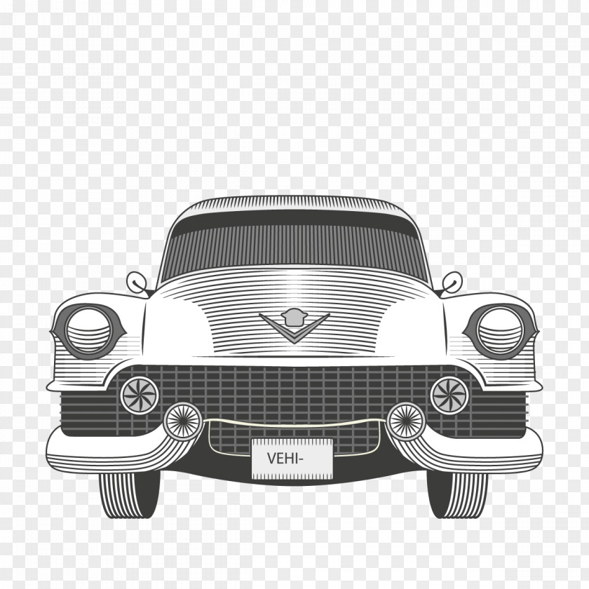 Vector Classic Cars Vintage Car Cadillac Download PNG