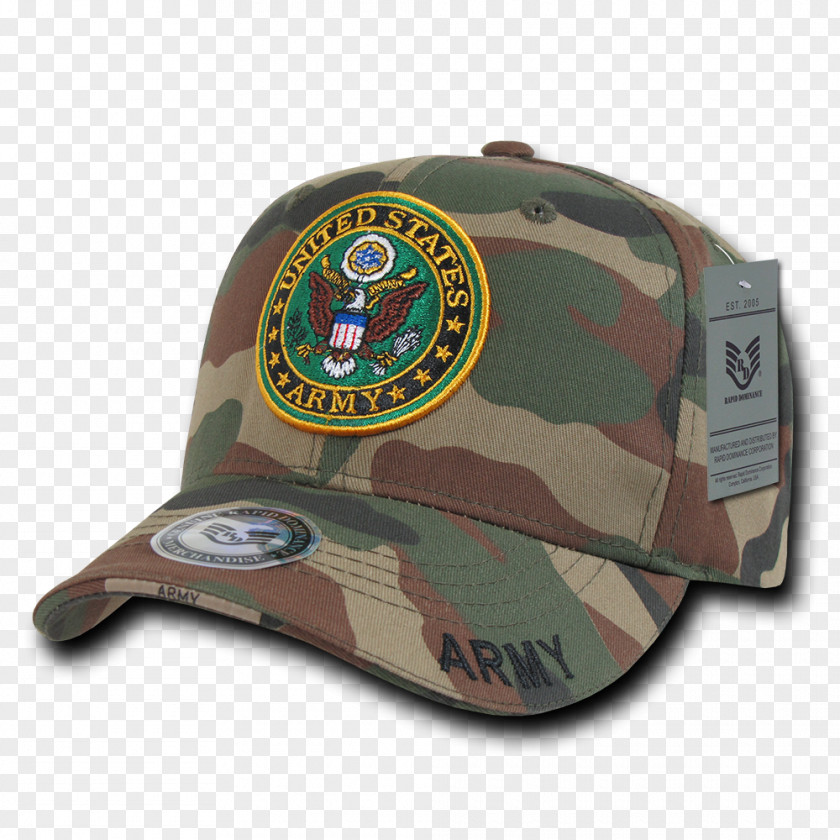 Baseball Cap Military United States Army PNG