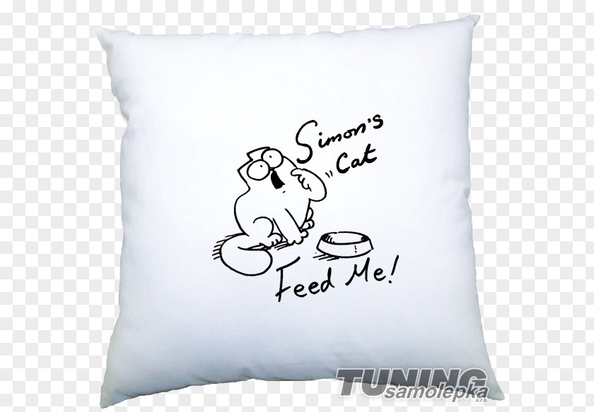 Cat Feed Me Cushion Pillow Mug PNG