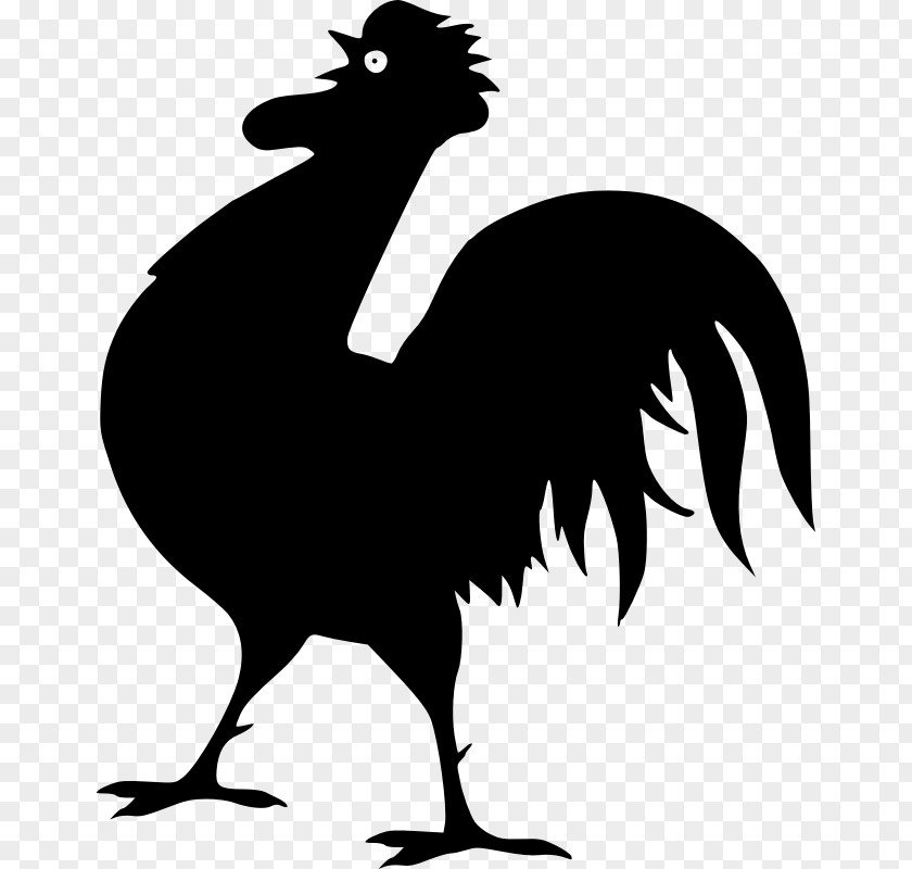 Cock Chicken Silhouette Broiler Rooster Clip Art PNG
