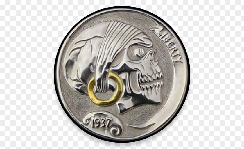 Coin Hobo Nickel Engraving PNG
