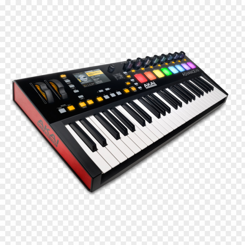 Keyboard MIDI Controllers Akai Advance 61 Electronic PNG