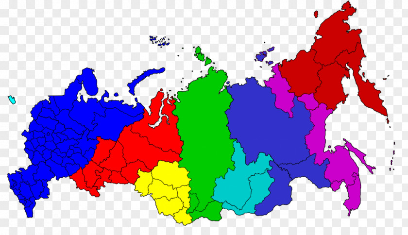 Map East Siberian Economic Region World Stock Illustration PNG