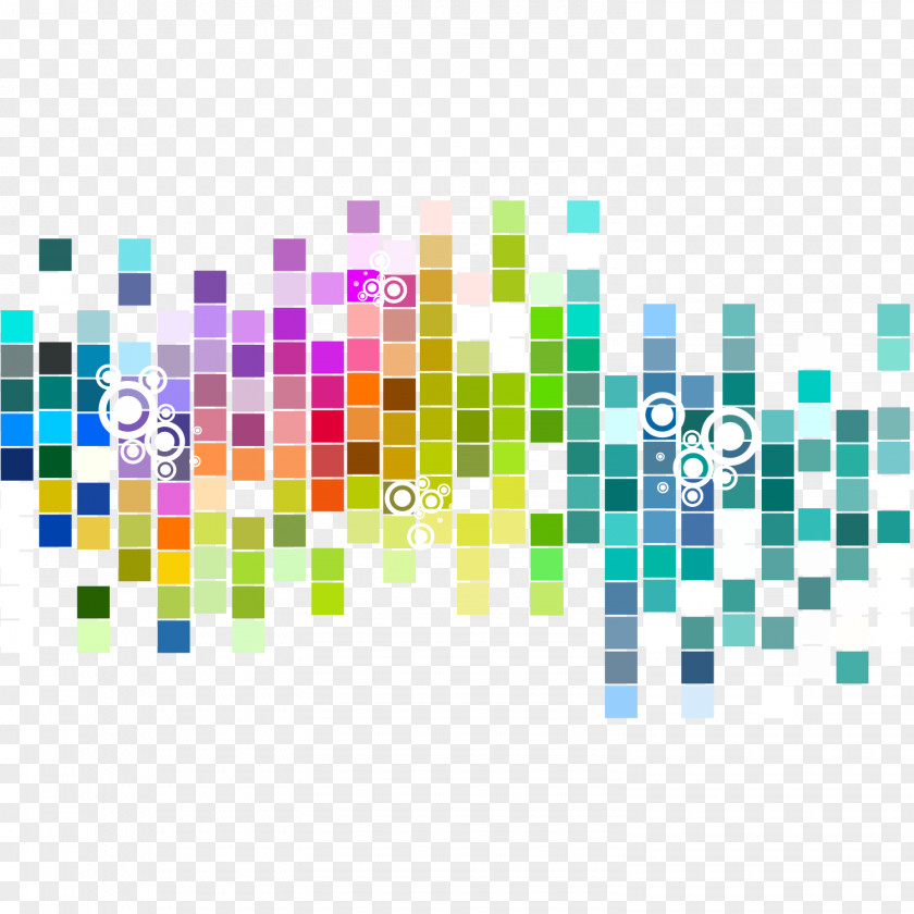 Sense Of Space Lattice Vector Color Mosaic PNG