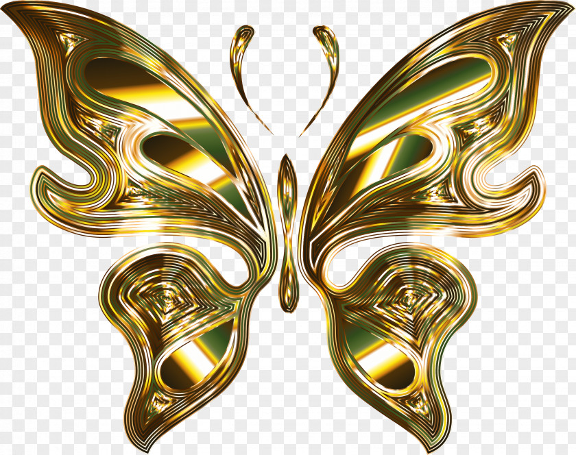 Silhouette Prismatic Color Butterfly Desktop Wallpaper Clip Art PNG