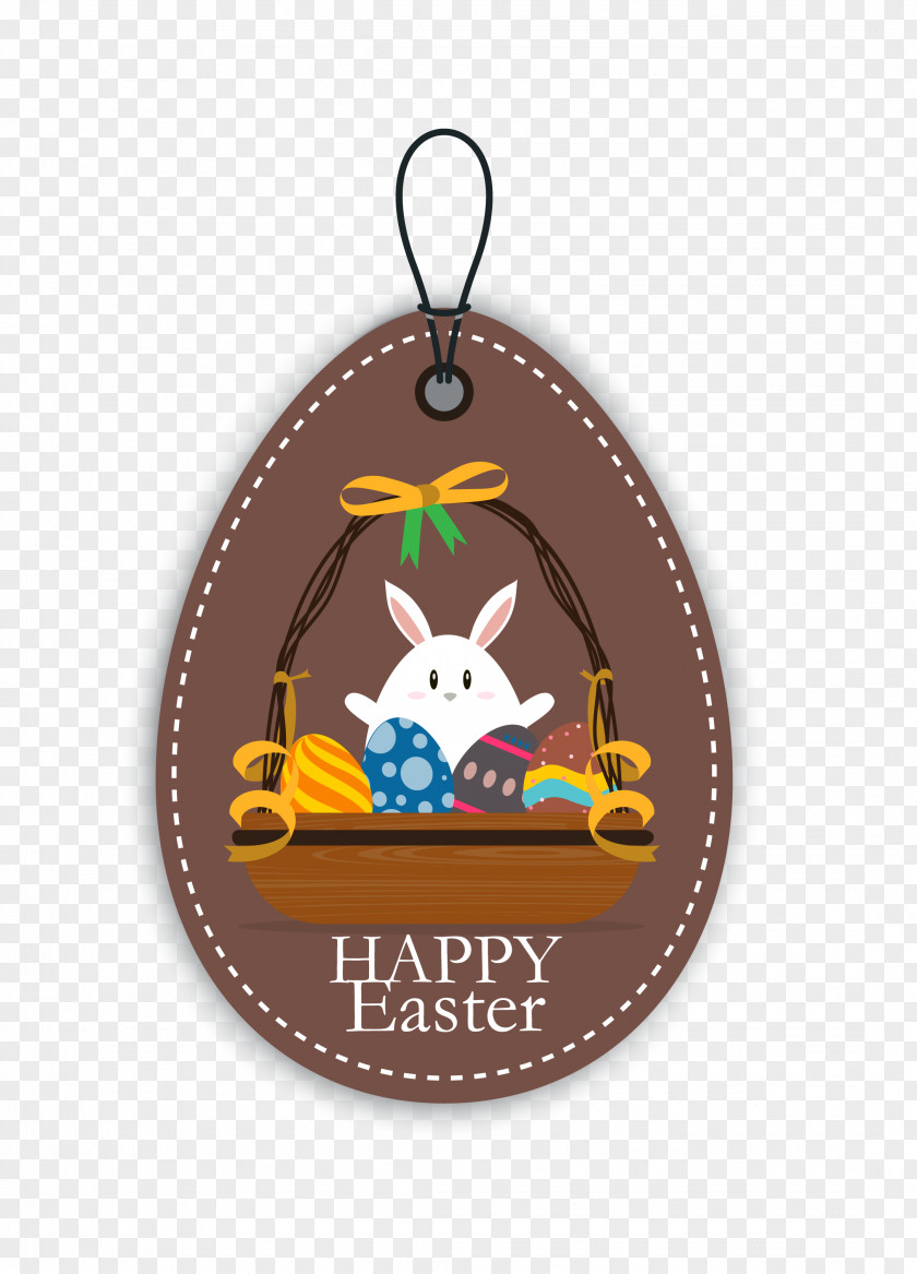 Bunny Tag Easter Egg Rabbit PNG