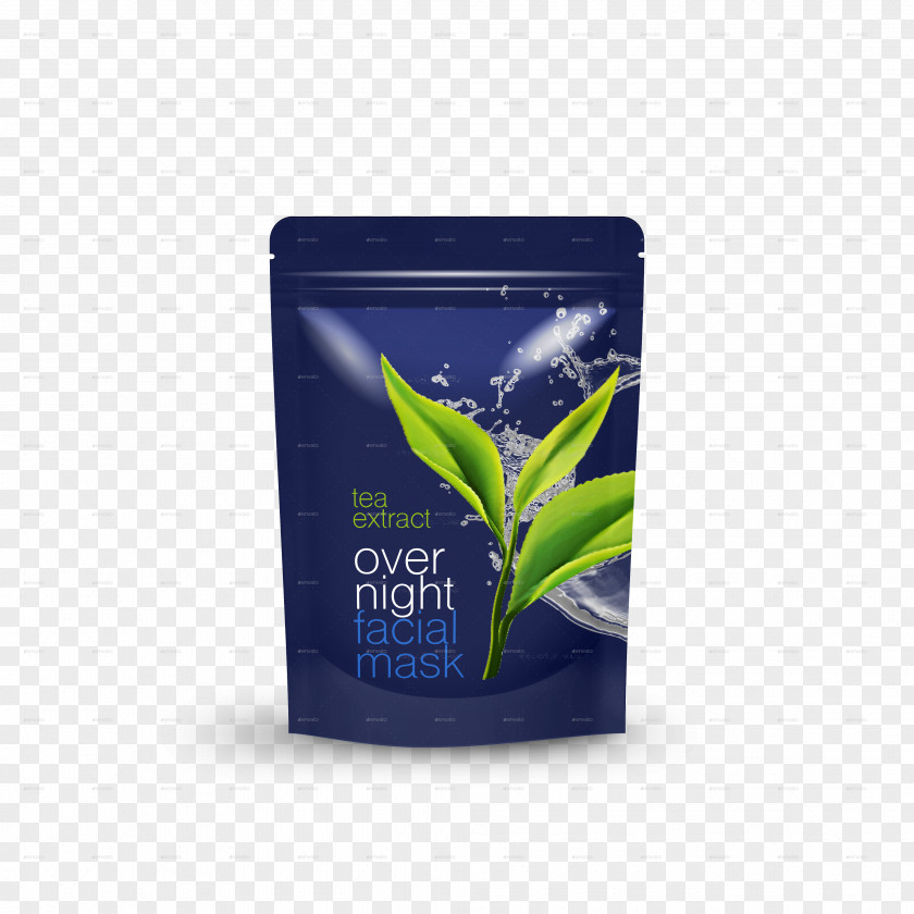 Mock Up Earl Grey Tea Brand Plant PNG