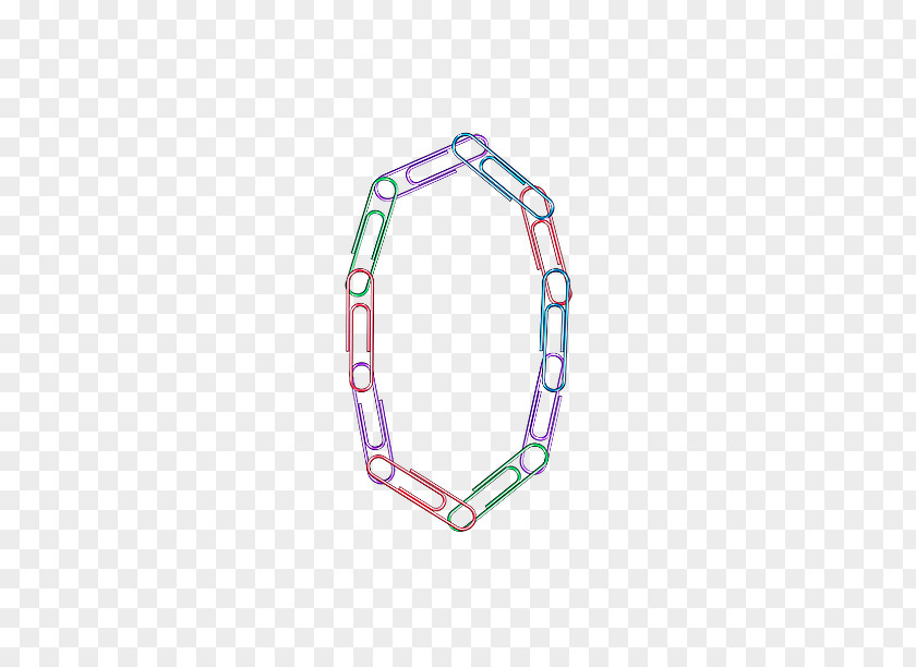 Paperclip Alphanumeric 0 Numerical Digit Letter PNG