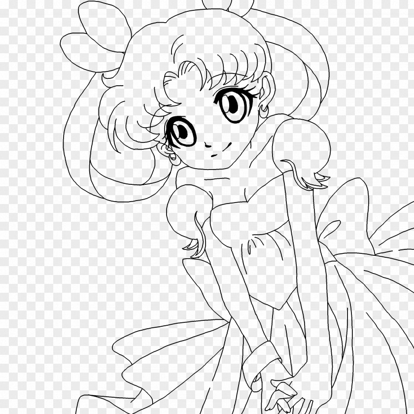 Sailor Moon Line Art Senshi DeviantArt Drawing PNG