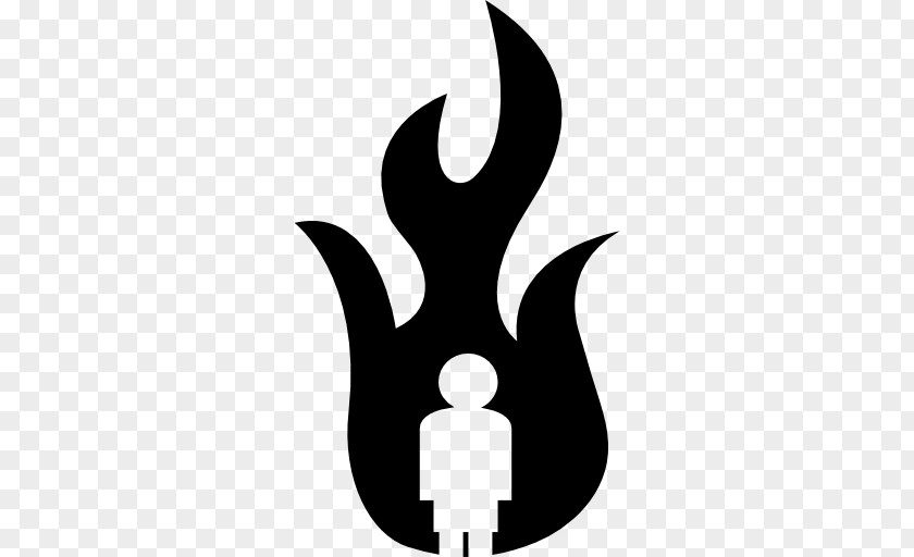 Silhouette Fire Flame PNG