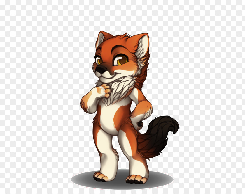 Tiger Whiskers Cat Red Fox Cartoon PNG