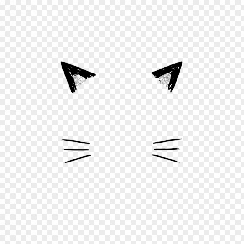 Ear Cat PicsArt Photo Studio Sticker PNG