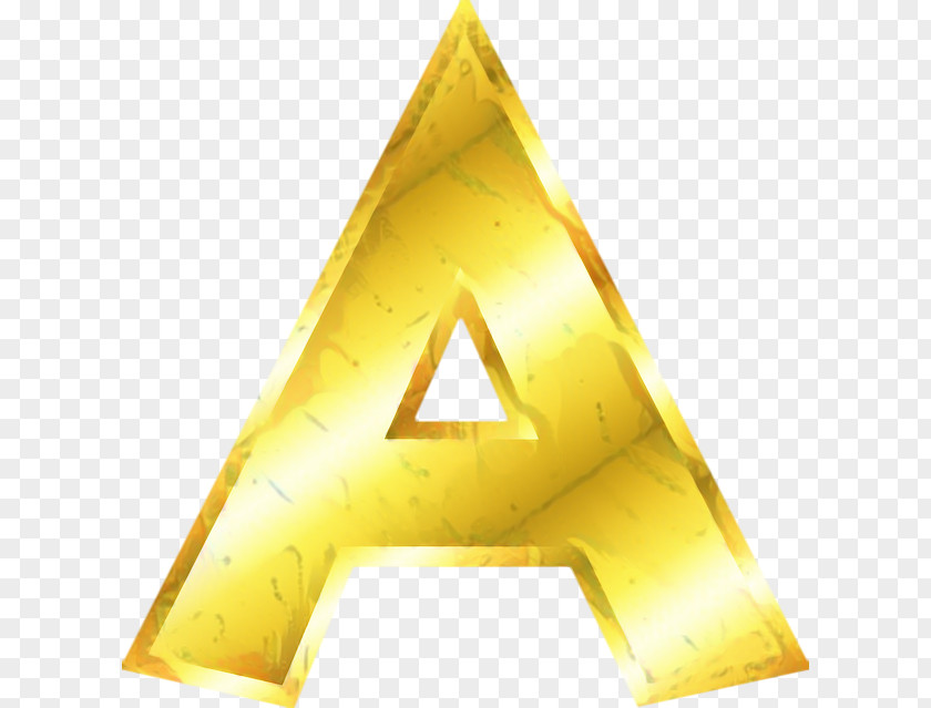 Metal Triangle Gold Background PNG
