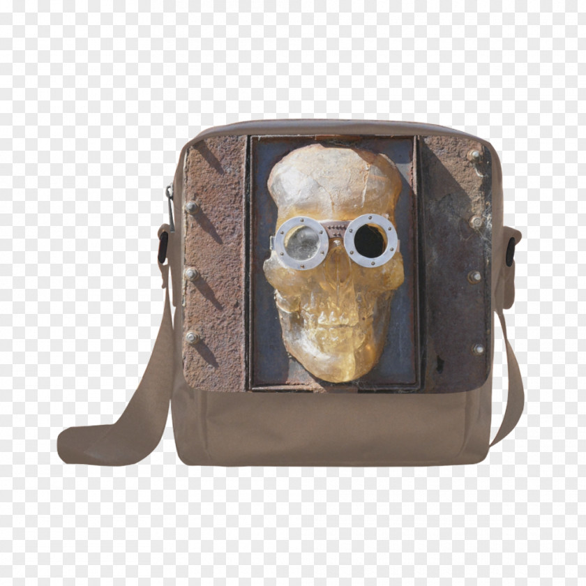 Skull Art Design Messenger Bags PNG