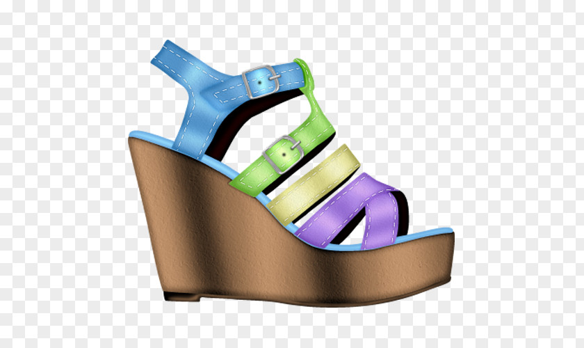 A Sandals Shoe Sandal High-heeled Footwear Wedge PNG