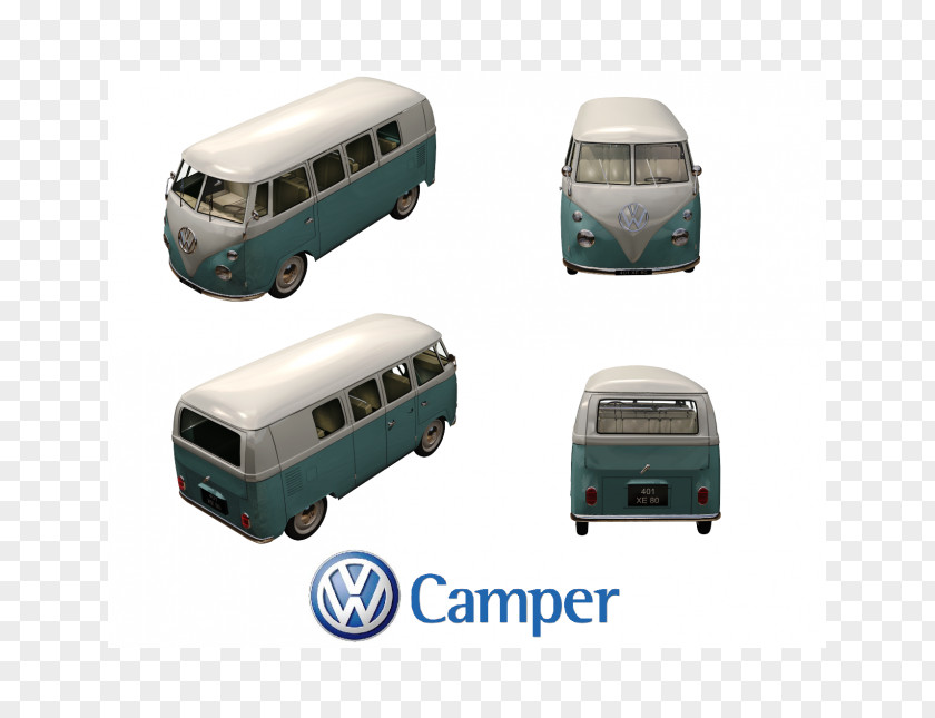 Car Volkswagen Computer-aided Design Autodesk 3ds Max Campervan PNG