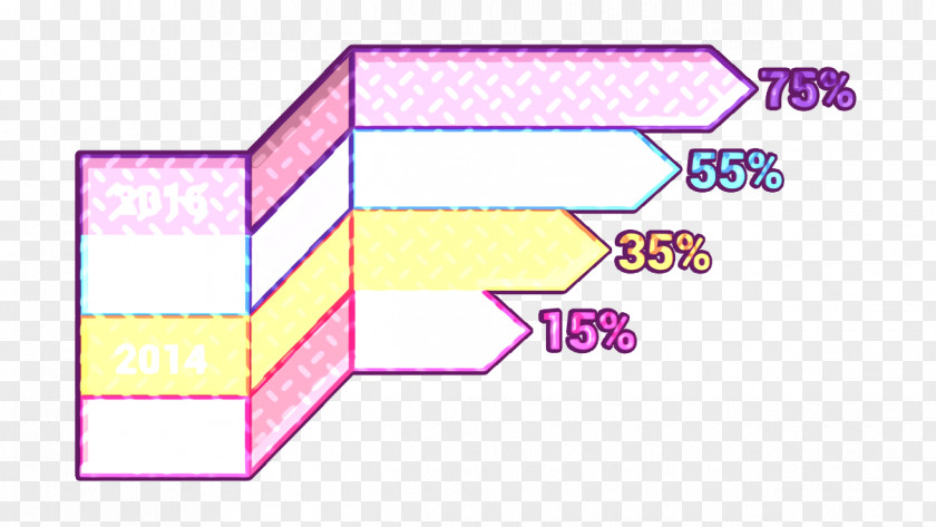Symmetry Magenta Analystic Icon Chart Pie PNG