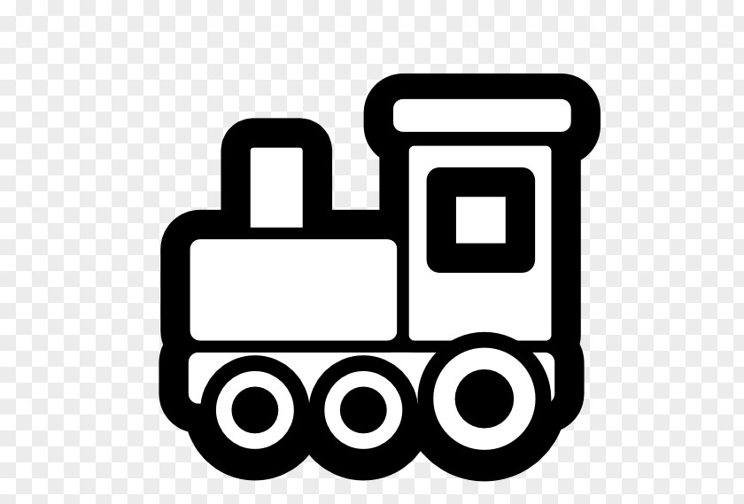 Black And White Line Art Toy Trains & Train Sets Rail Transport Clip PNG