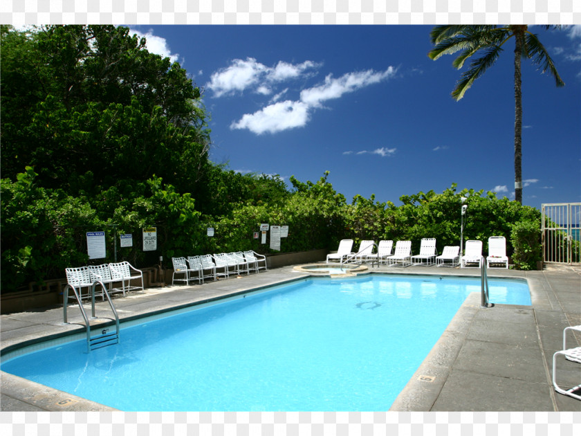Hawaiian Beach Swimming Pool Resort Property Vacation Tourism PNG