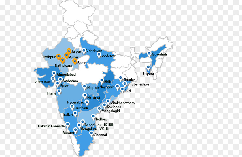 Map Akshaya Patra Foundation States And Territories Of India Telangana Rajasthan PNG