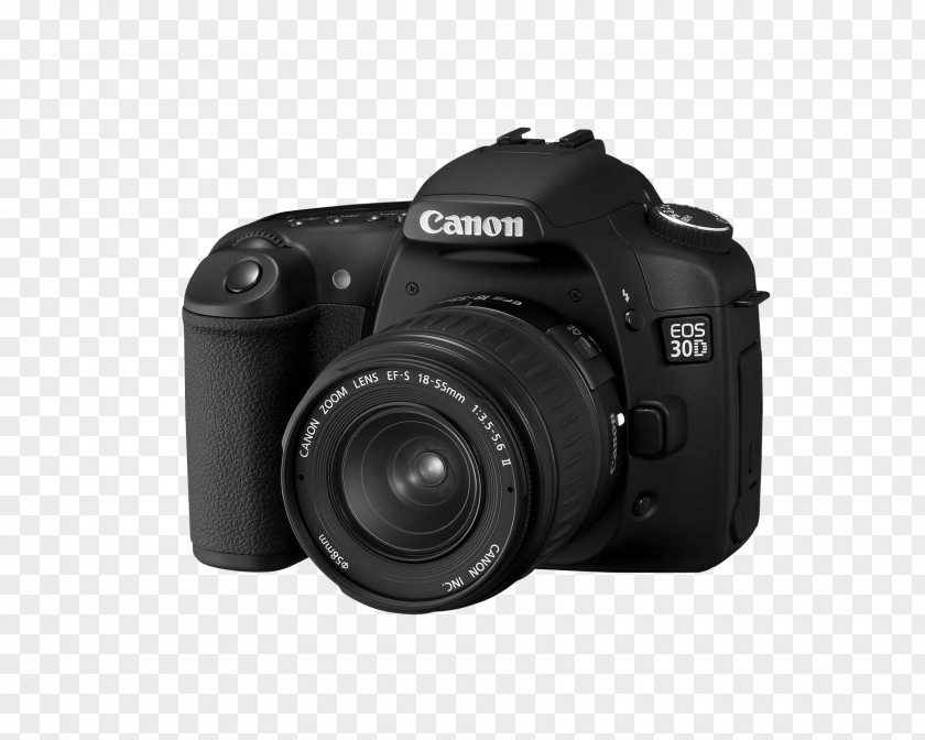 Photo Camera Image Canon EOS 40D 20D 400D D30 EF-S 18–55mm Lens PNG