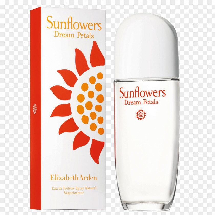 Sunflower Petals Eau De Toilette Elizabeth Arden Madrid Perfume Lipstick PNG