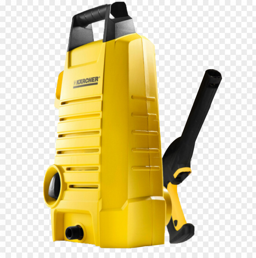 Yellow Car Washer Pressure Washing Pound-force Per Square Inch Detergent Machine Hose PNG