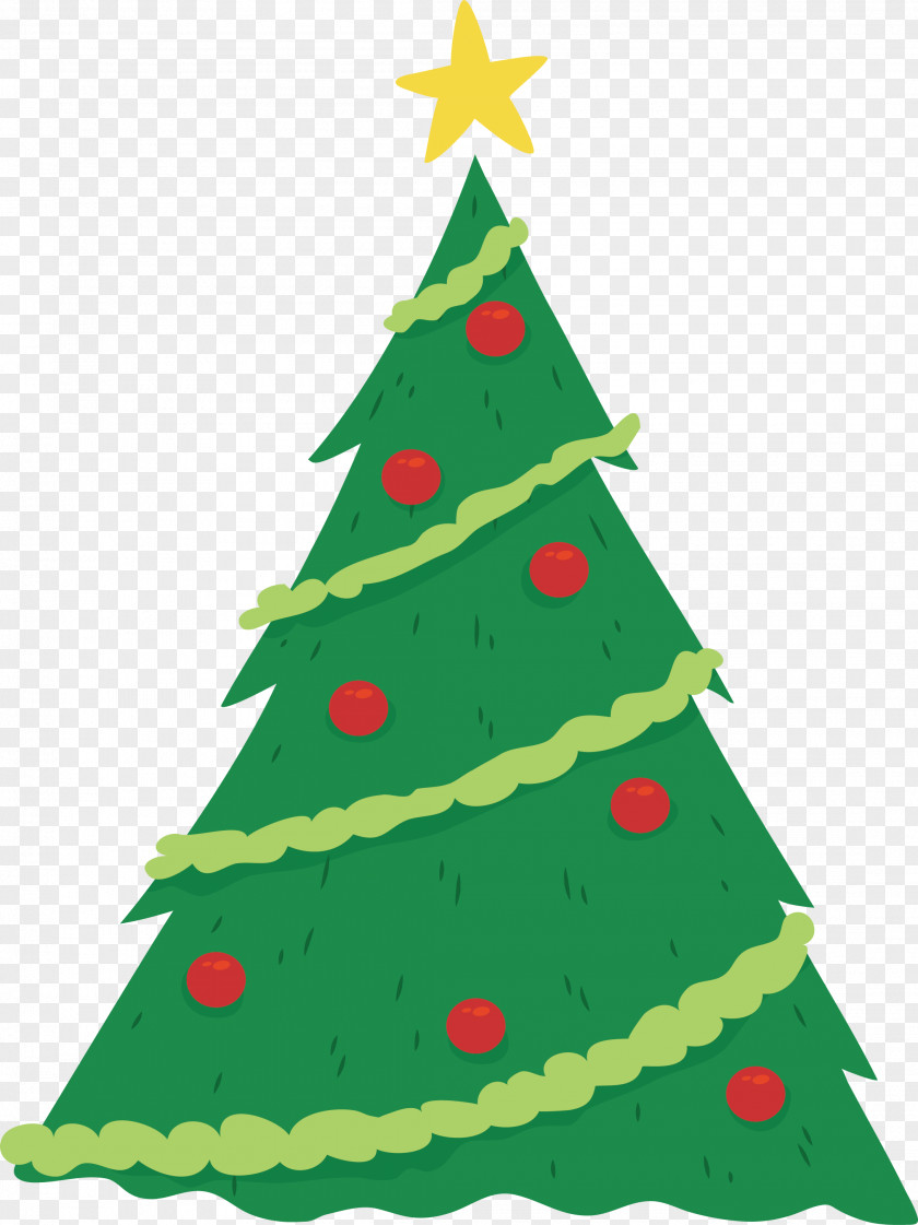 Green Christmas Tree Euclidean Vector Candle Fir PNG