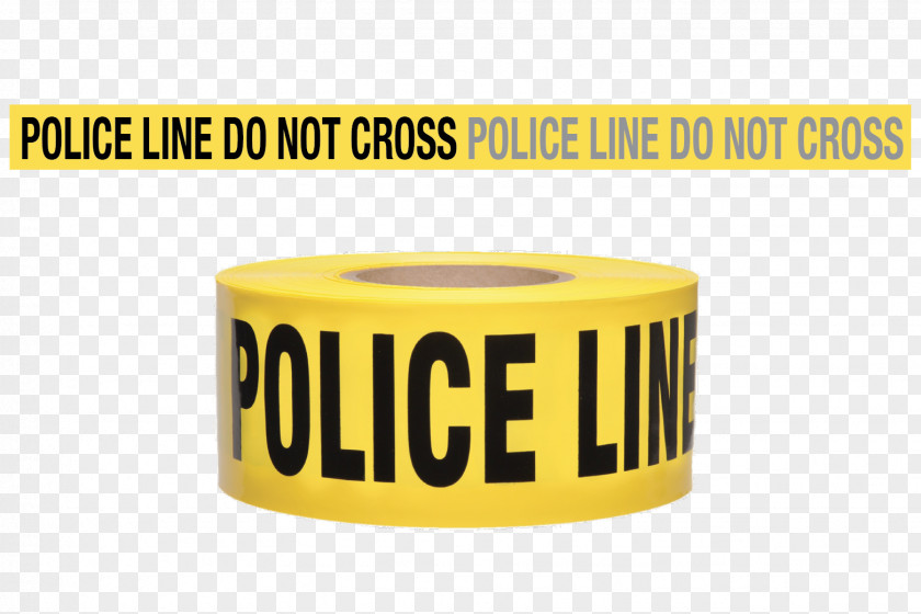 Police Barricade Tape Officer Line Do Not Cross PNG