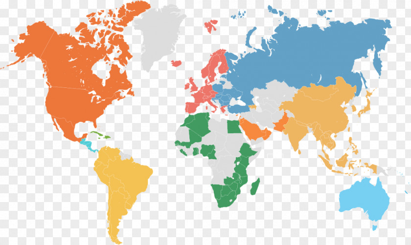 World Map Globe United States PNG