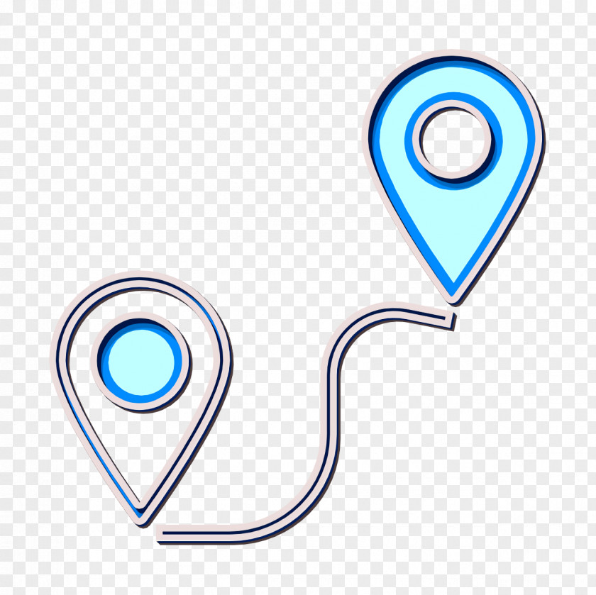 Address Icon Path Route PNG